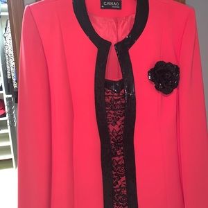 Fancy jacket and top outfit